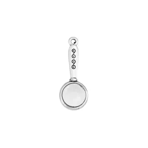 10 Pcs Tibetan Silver MAGNIFYING GLASS 32mm x 12mm Charms Pendants, Lead & Nickel Free Metal Charms Pendants Beads