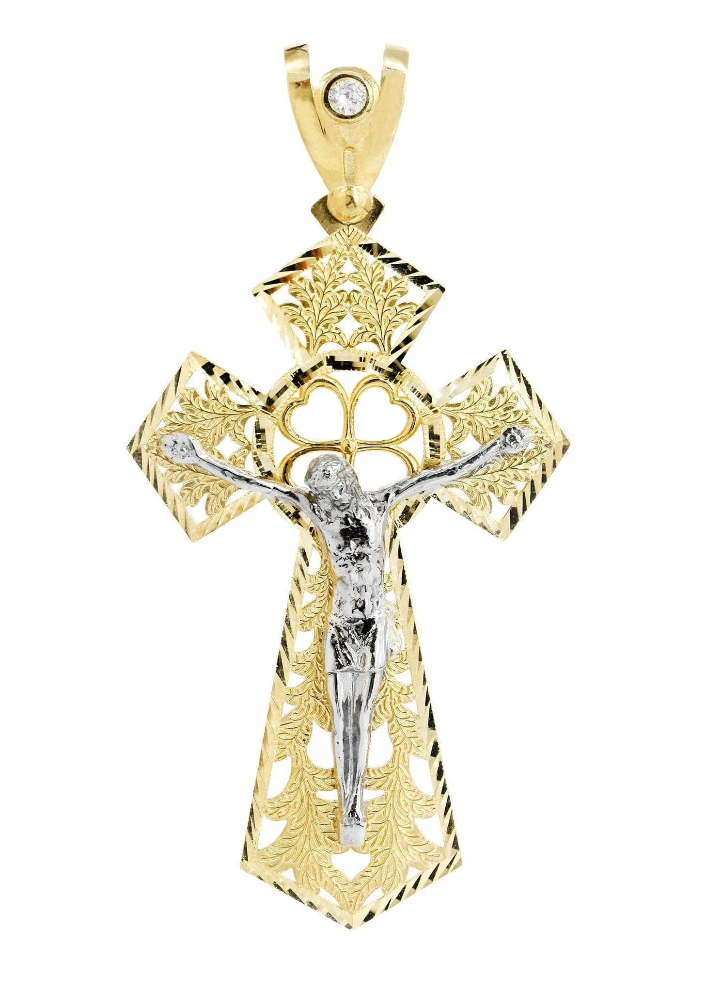 10K Gold Cross / Crucifix Pendant  |  16.7 Grams