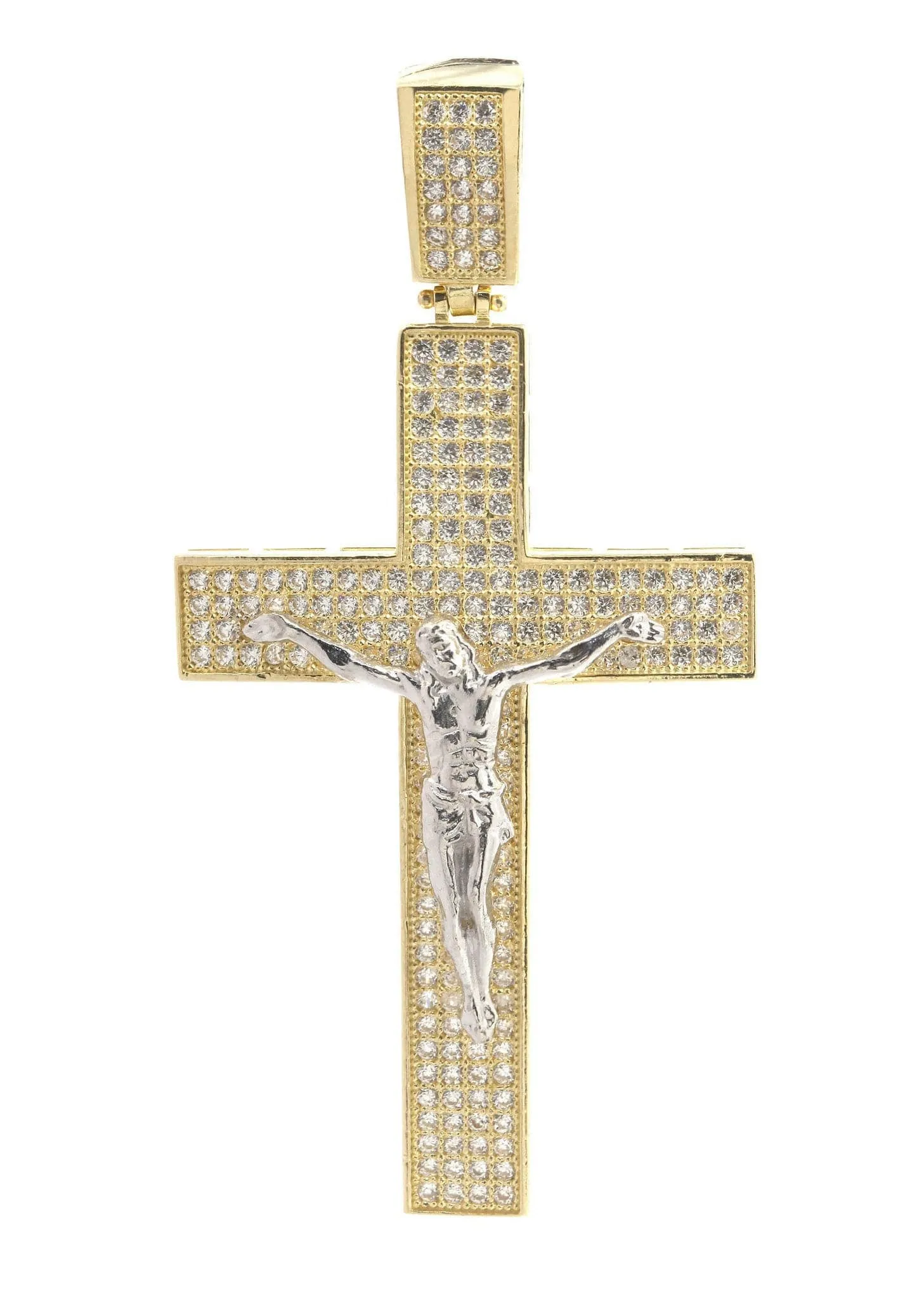 10K Gold Cross / Crucifix Pendant  |  7 Grams