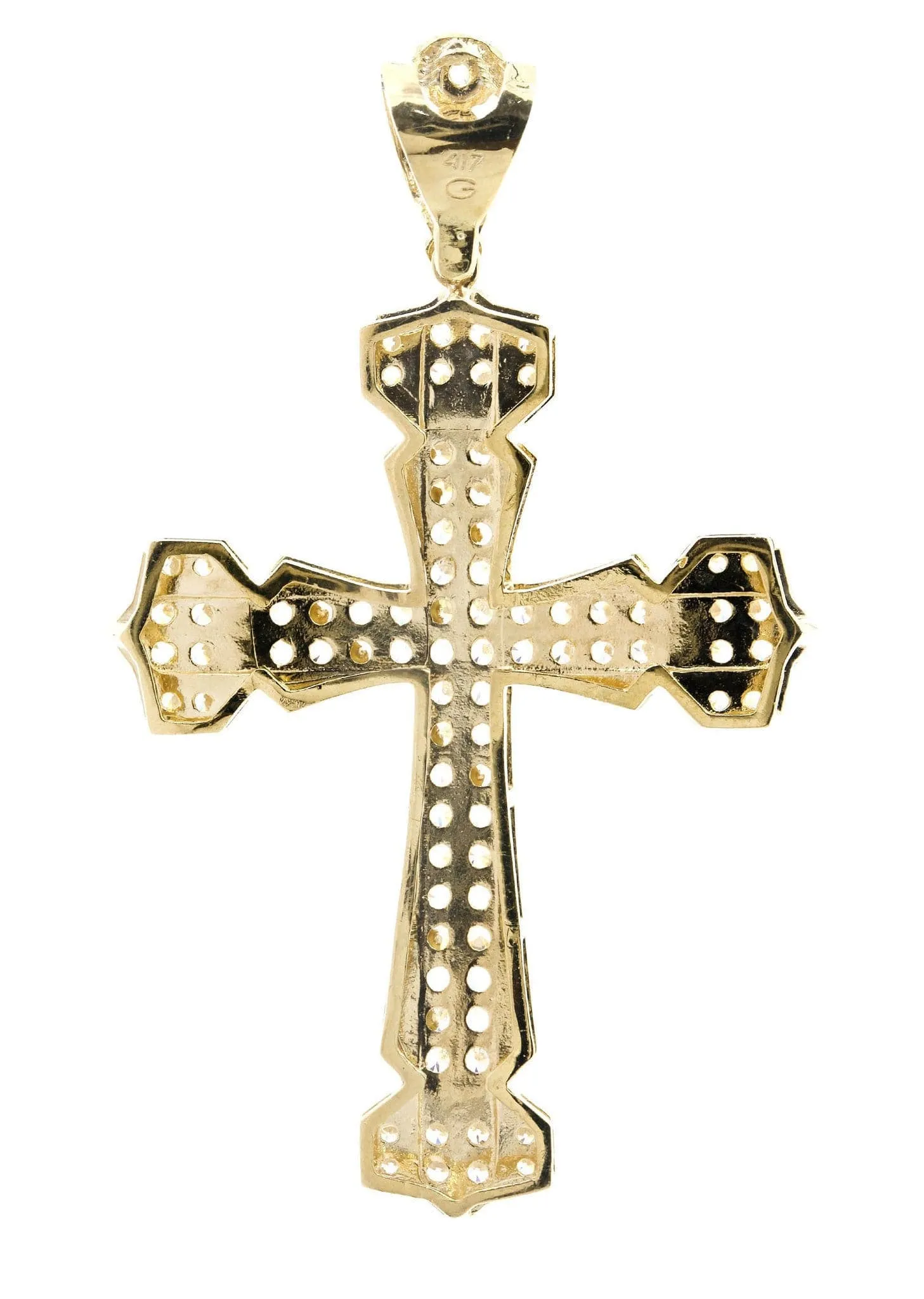 10K Gold Cross Pendant  |  16.7 Grams