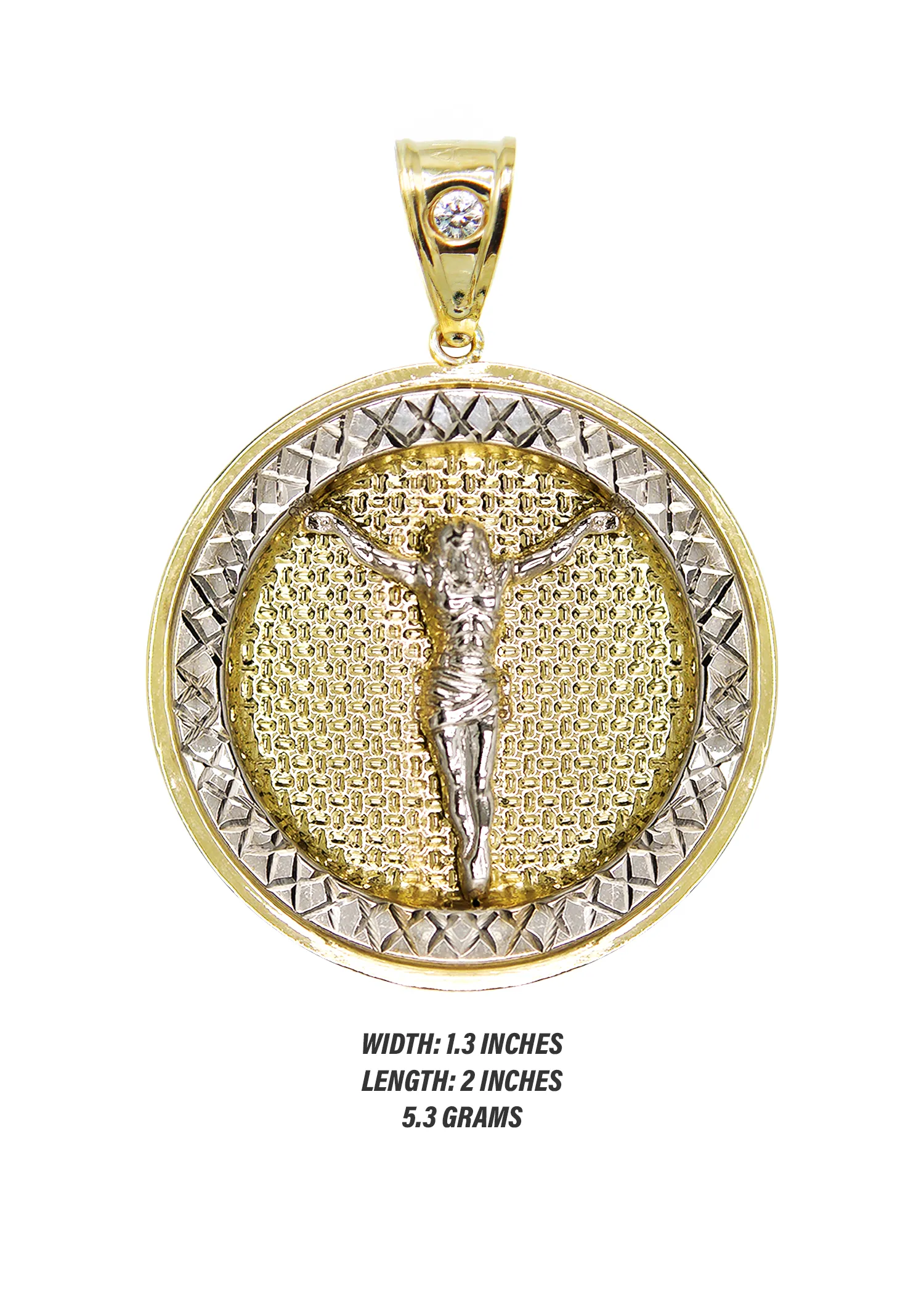 10K Gold Jesus Pendant | 5.3 Grams