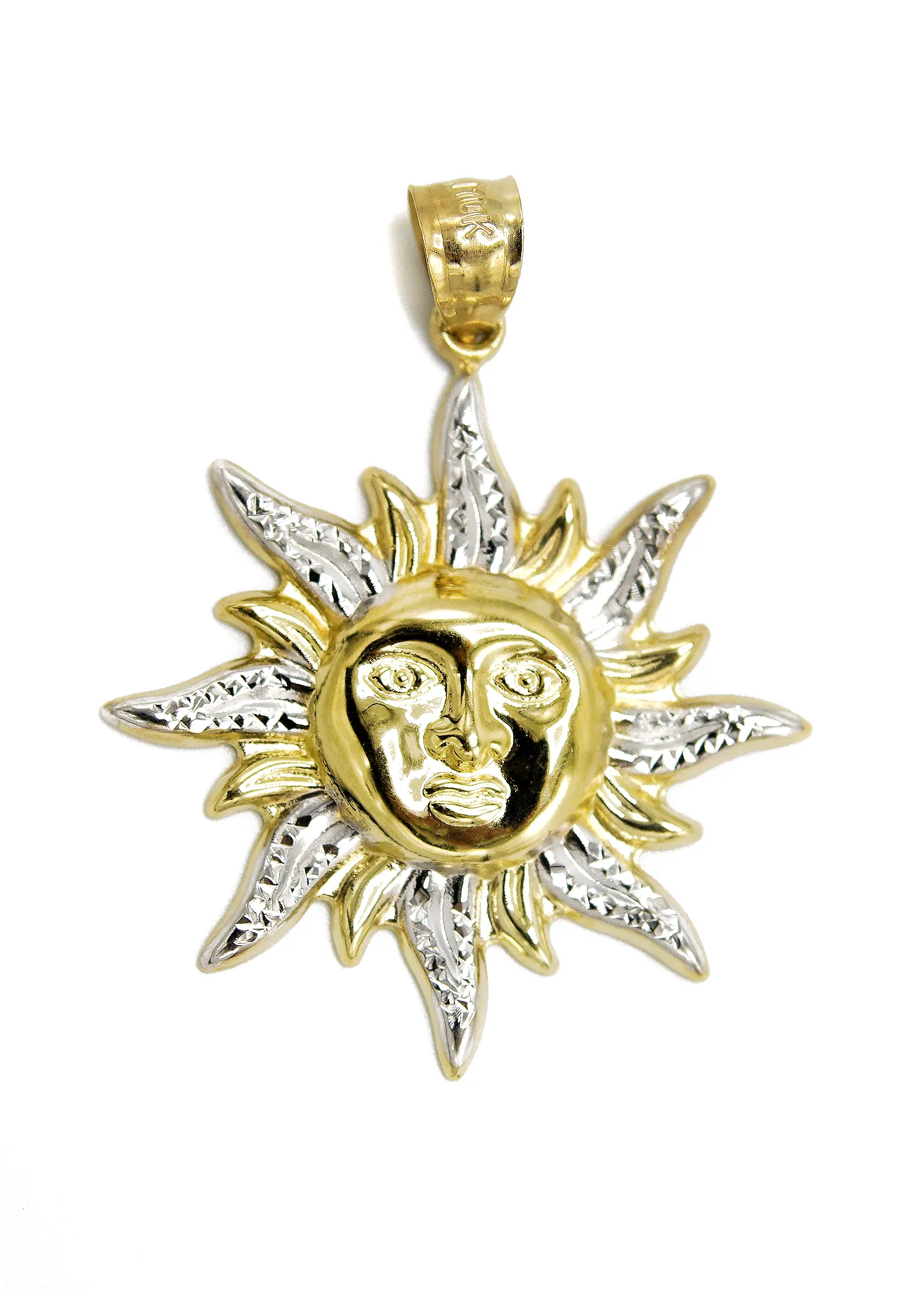 10K Gold Sun Pendant | 4.3 Grams