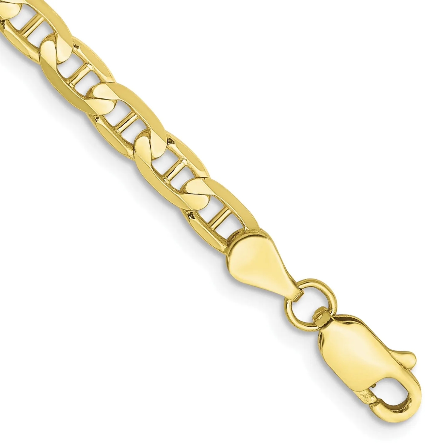 10KT Yellow Gold 8-inch 3.75MM Anchor Link Bracelet