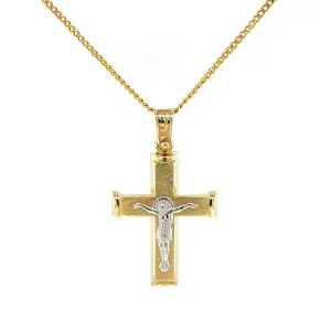 14ct Double Sided Baptism Crucifix