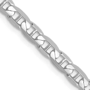 14KT White Gold 20-inch 3.75MM Anchor Link Chain