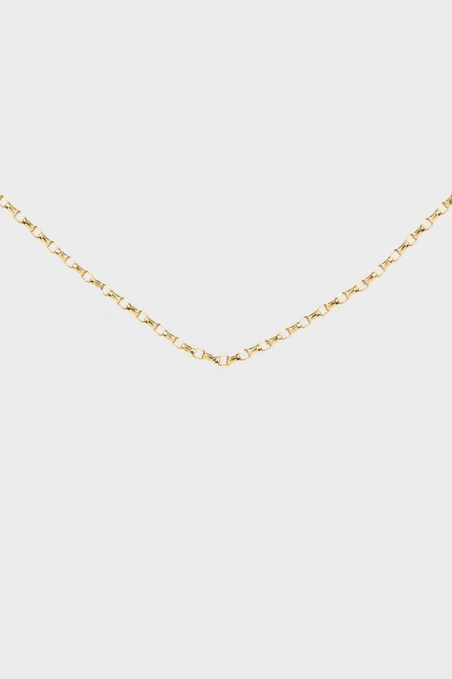 1mm Solid 9ct Faceted Yellow Gold Chain