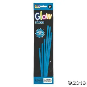 8" Glow Jewelry Sticks Dark Blue 6 Ct