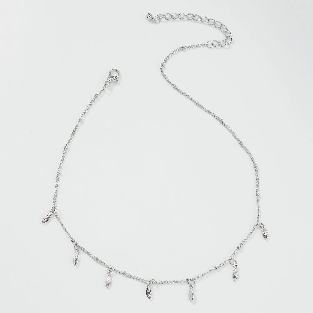 Alloy Retro Thin Chain New Necklace Women