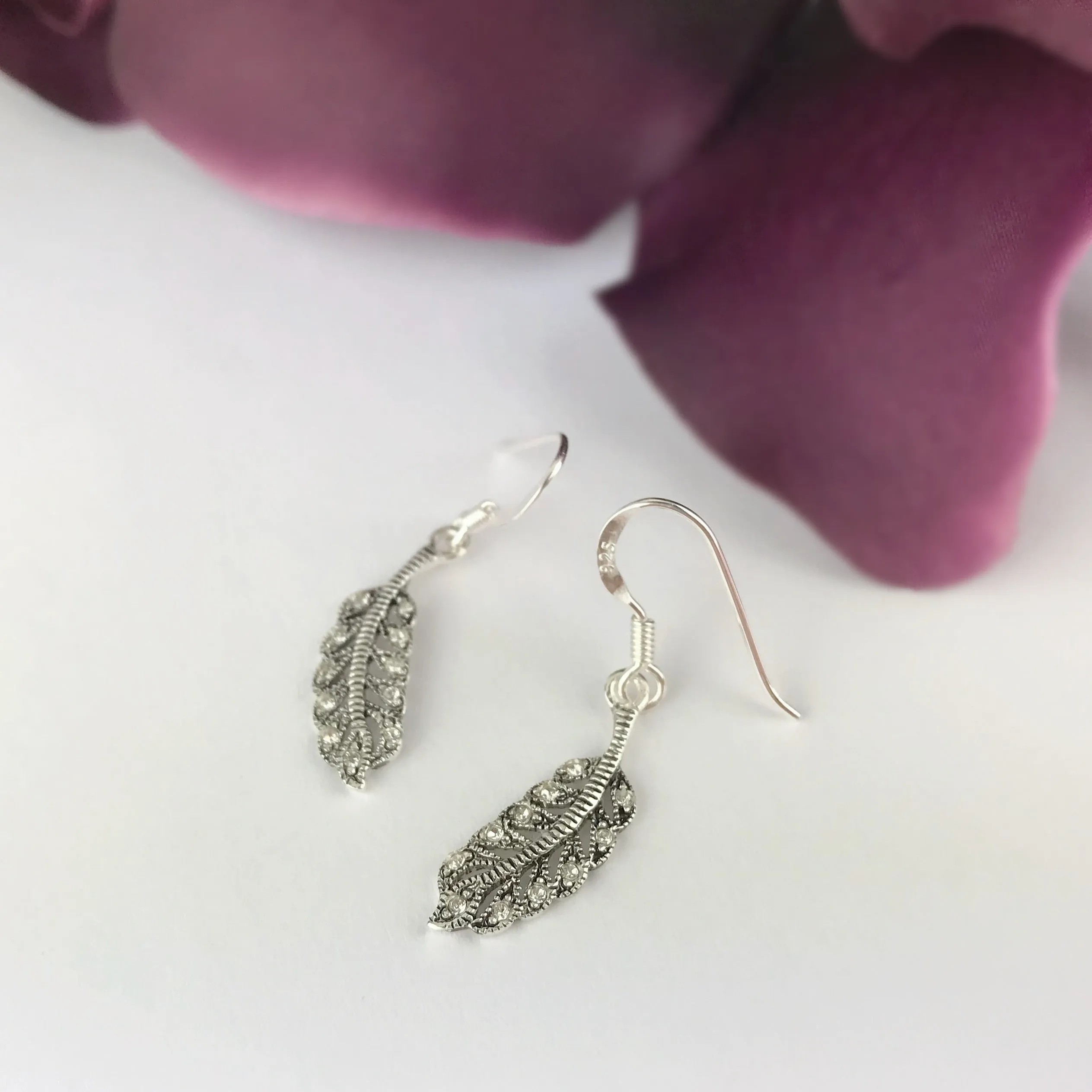 Angels Feather Earrings - VE282