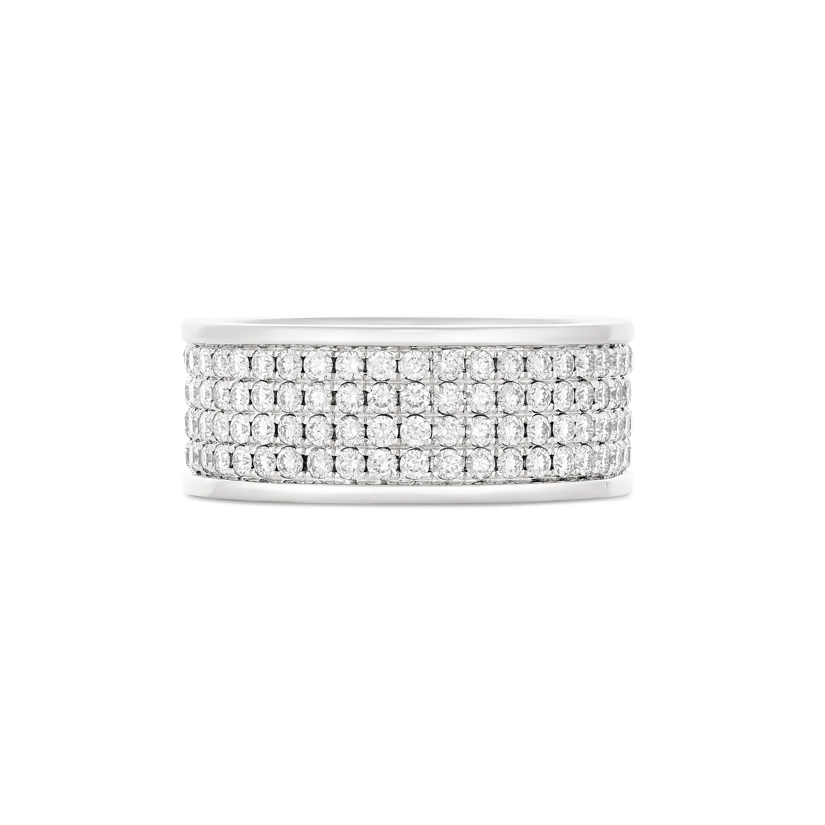 Artisan Boston Four Row Men's Diamond Ring | Platinum