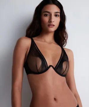 Aubade X Cindy Bruna Sumptuous Waves Single Wire Triangle Bra