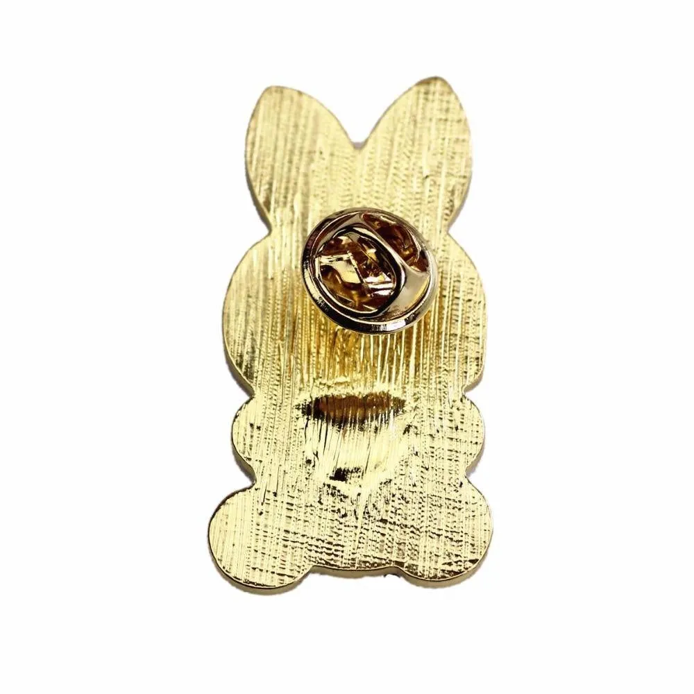 Baby Bun Jewelled Enamel Pin