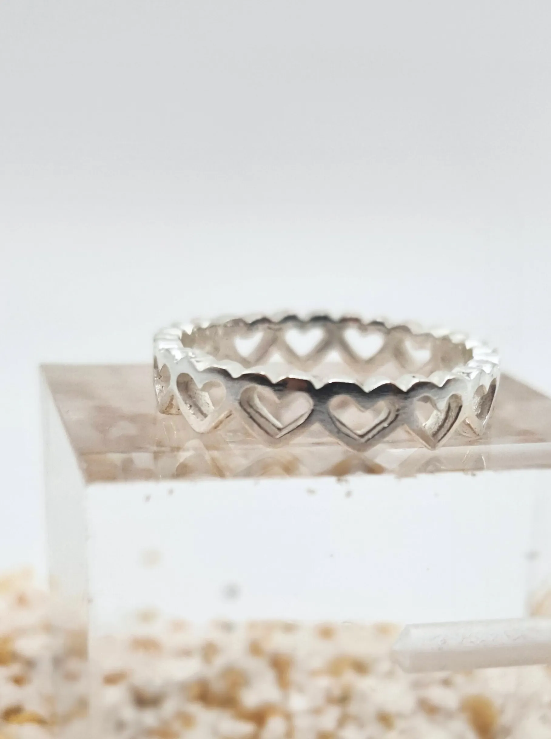 Bambu Silver Circle of Love Ring _R10023-1950