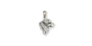 Bernese Mountain Dog Pendant Jewelry Sterling Silver Handmade Dog Pendant BMD2H-P