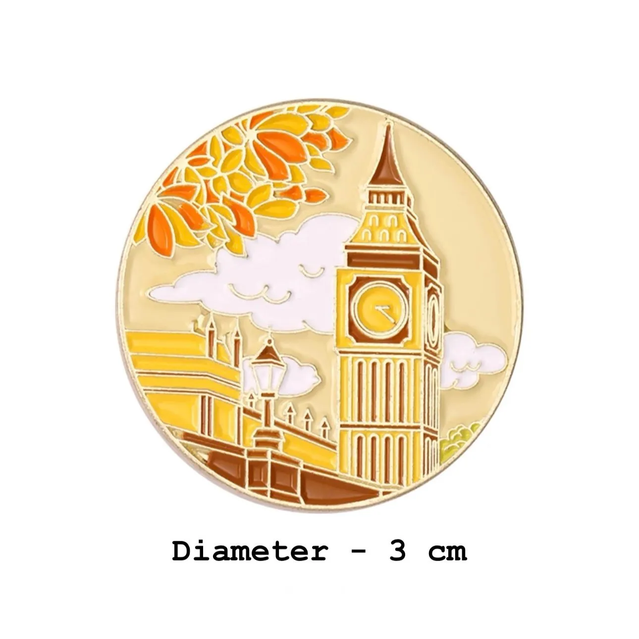 Big Ben Brooch Enamel Pin