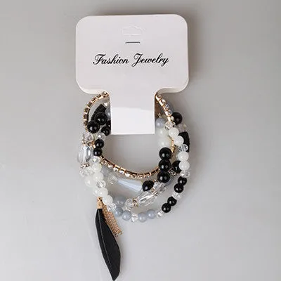 Bracelets For Women Special Offer Top Fashion Summer Style Pulseras High Quality Beads Drawing Process Bracelet Fashion