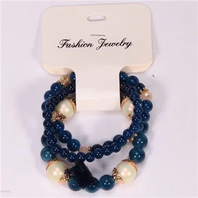 Bracelets For Women Special Offer Top Fashion Summer Style Pulseras High Quality Beads Drawing Process Bracelet Fashion