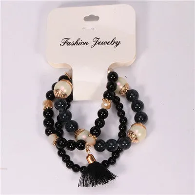 Bracelets For Women Special Offer Top Fashion Summer Style Pulseras High Quality Beads Drawing Process Bracelet Fashion