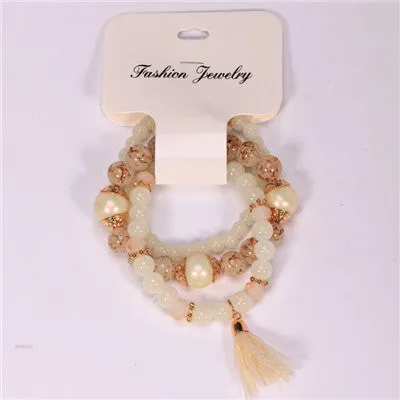 Bracelets For Women Special Offer Top Fashion Summer Style Pulseras High Quality Beads Drawing Process Bracelet Fashion