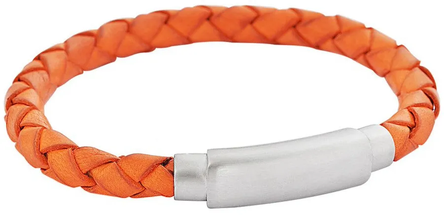 Braided Soft Leather Bracelet