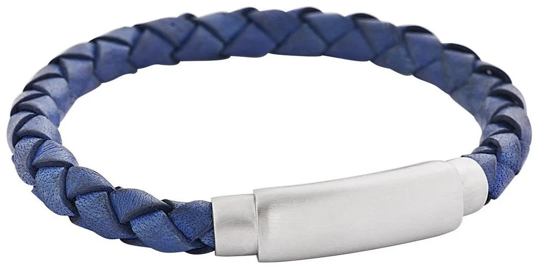 Braided Soft Leather Bracelet