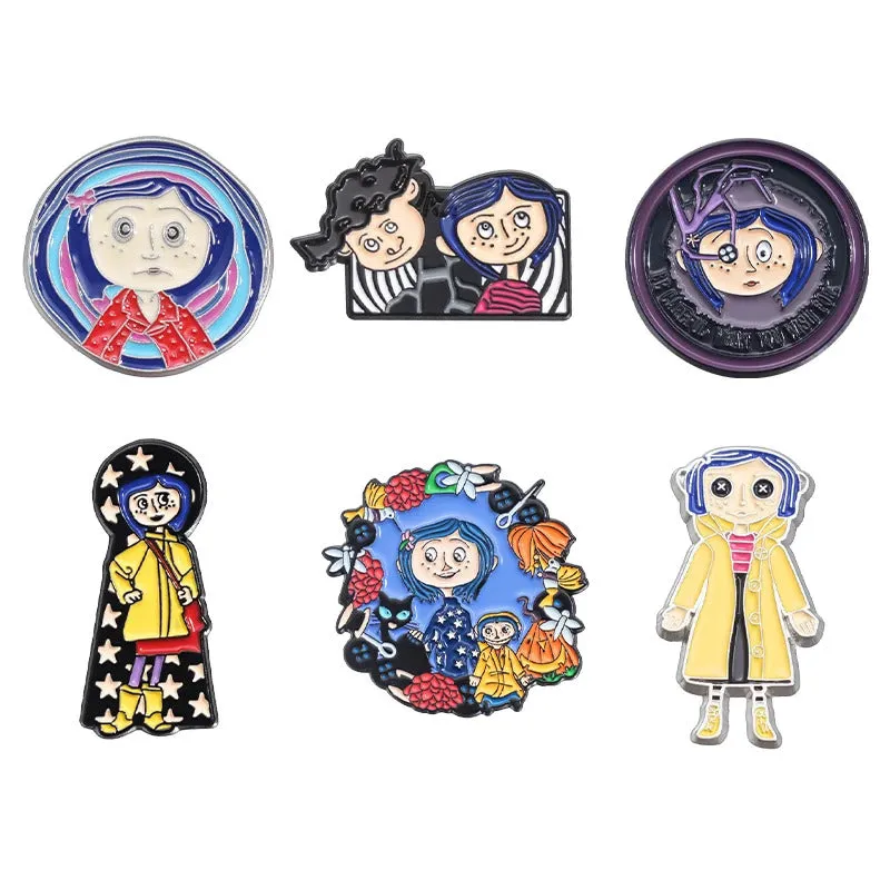 Cartoon Anime Characters Enamel Pins Custom Cute Little Monk Brooches Lapel Badges Funny Jewelry Gift for Friends