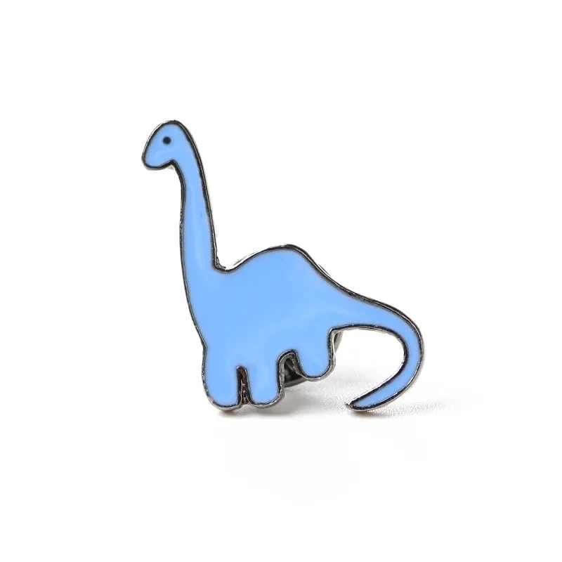 Cartoon Style Pin Dinosaur Alloy Enamel Metal Unisex Brooches