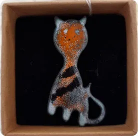 Cat Enamel Brooches - by Jennifer Crockett - JayCee Designs