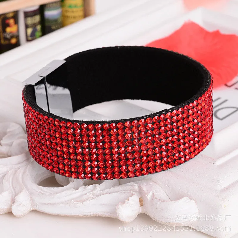 Chain Bracelet Jewelry For Women Crystal Bracelet Wristband women jewelry magnetic buckle