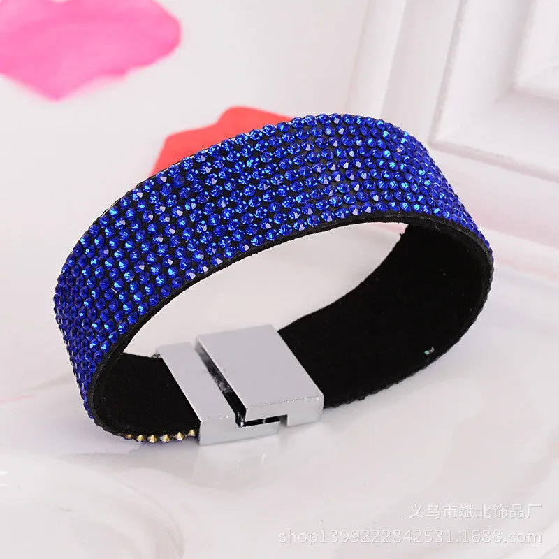 Chain Bracelet Jewelry For Women Crystal Bracelet Wristband women jewelry magnetic buckle