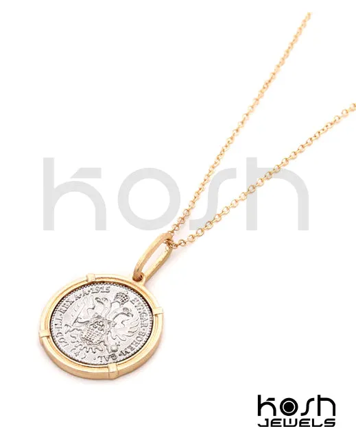 COIN PENDANT NECKLACE (long) - BOHÈME