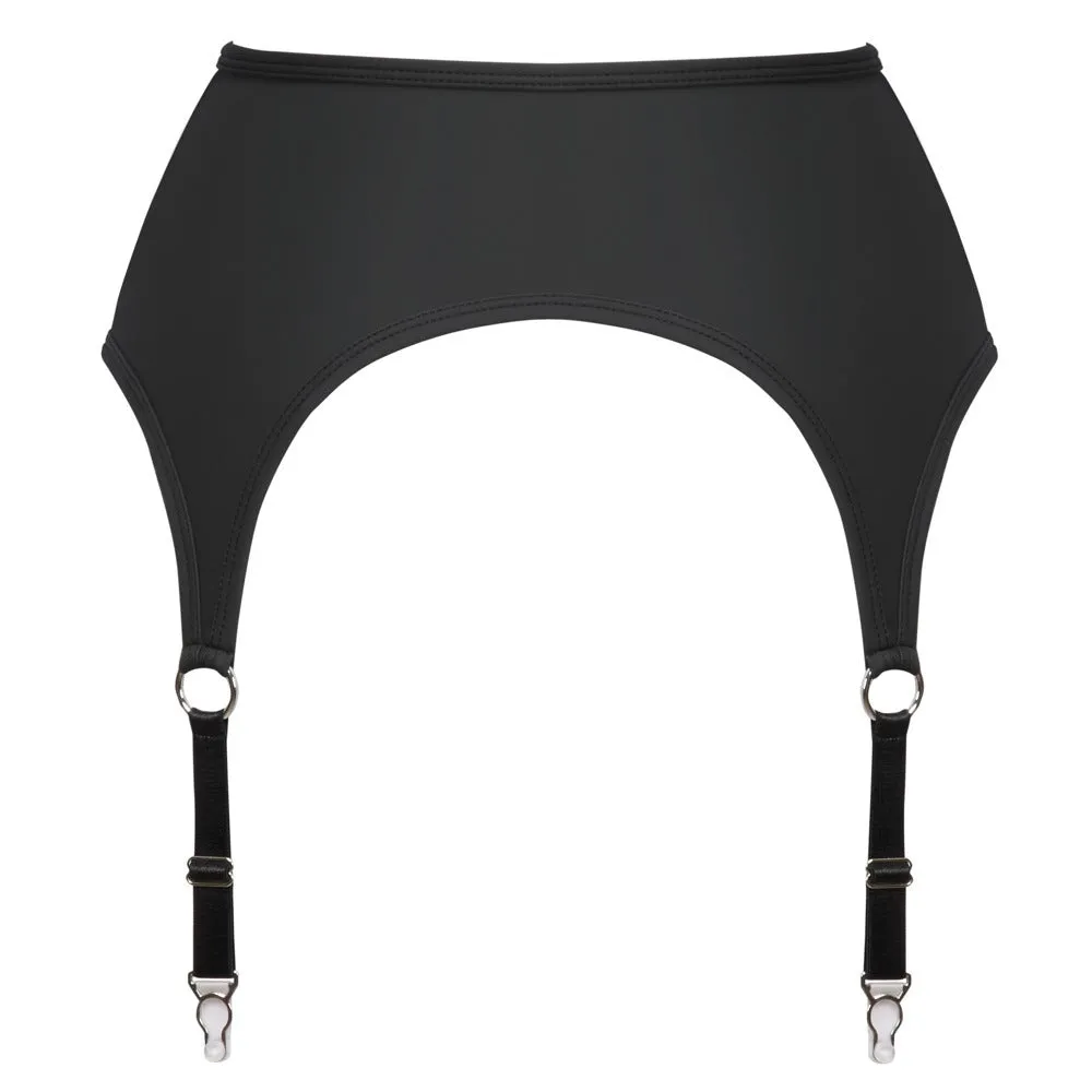 Cottelli Zip Suspender Belt Black