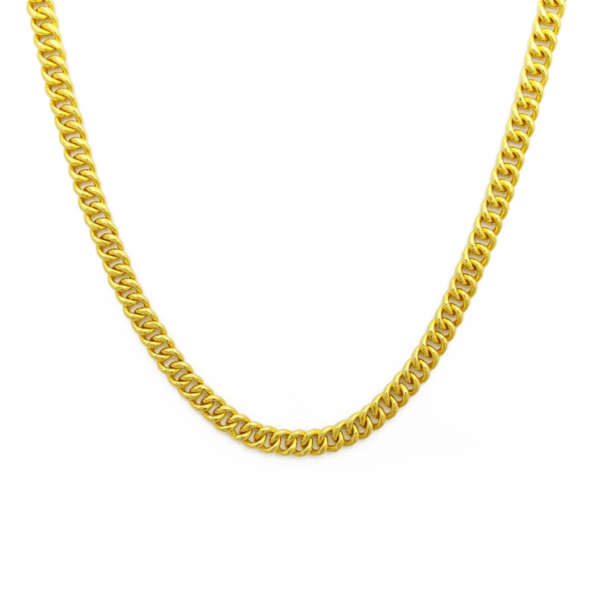 Cuban Link Solid Chain (24K)