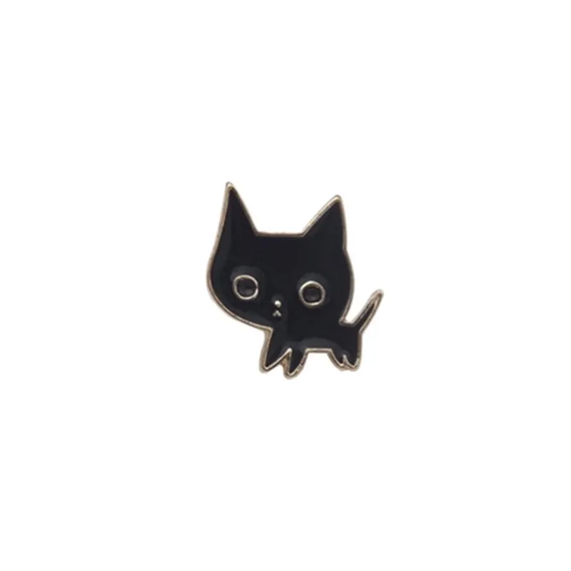 Cute Animal Alloy Metal Enamel Stoving Varnish Plating Unisex Brooches