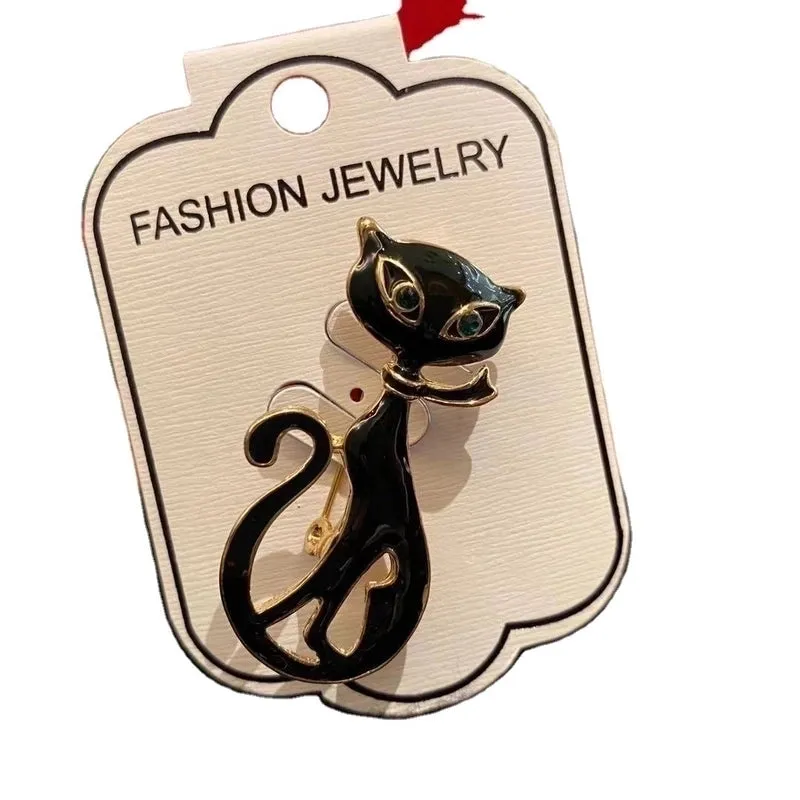 Cute Pin Animal Alloy Enamel Inlay Rhinestones Women'S Brooches