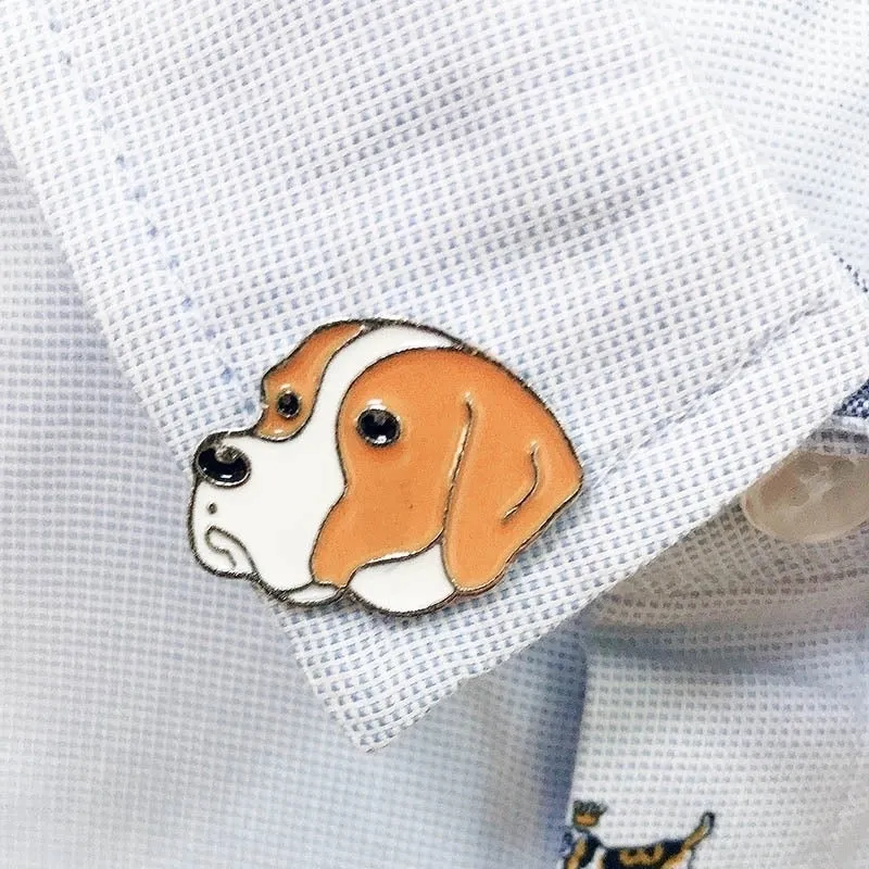 Cute Pin Animal Dog Alloy Enamel Unisex Brooches