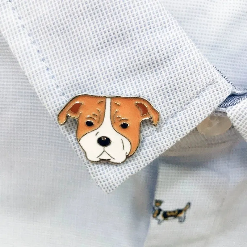 Cute Pin Animal Dog Alloy Enamel Unisex Brooches