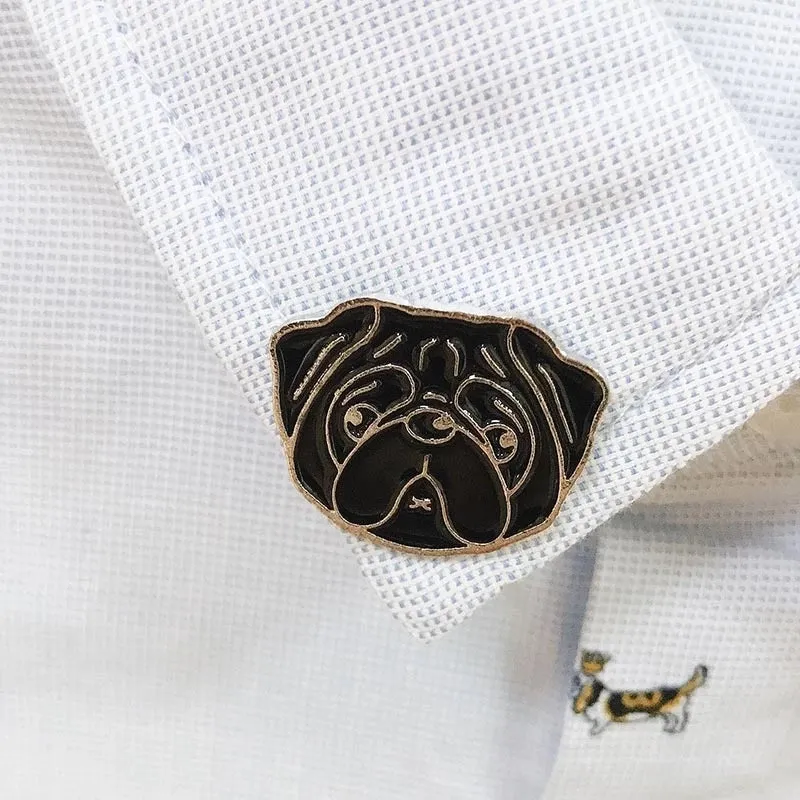 Cute Pin Animal Dog Alloy Enamel Unisex Brooches