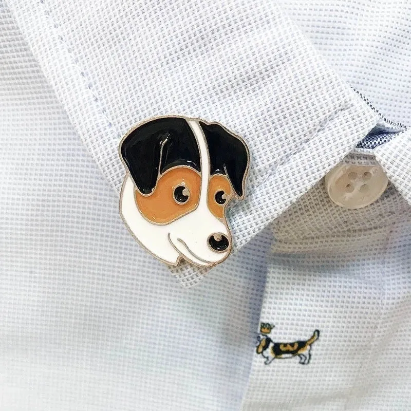 Cute Pin Animal Dog Alloy Enamel Unisex Brooches