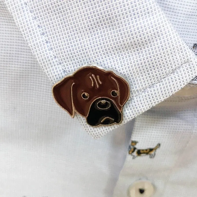 Cute Pin Animal Dog Alloy Enamel Unisex Brooches