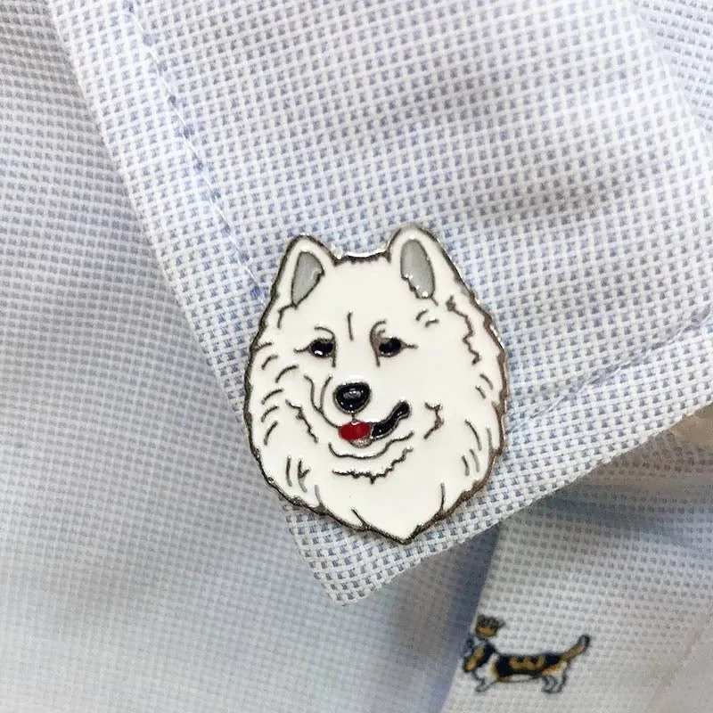 Cute Pin Animal Dog Alloy Enamel Unisex Brooches