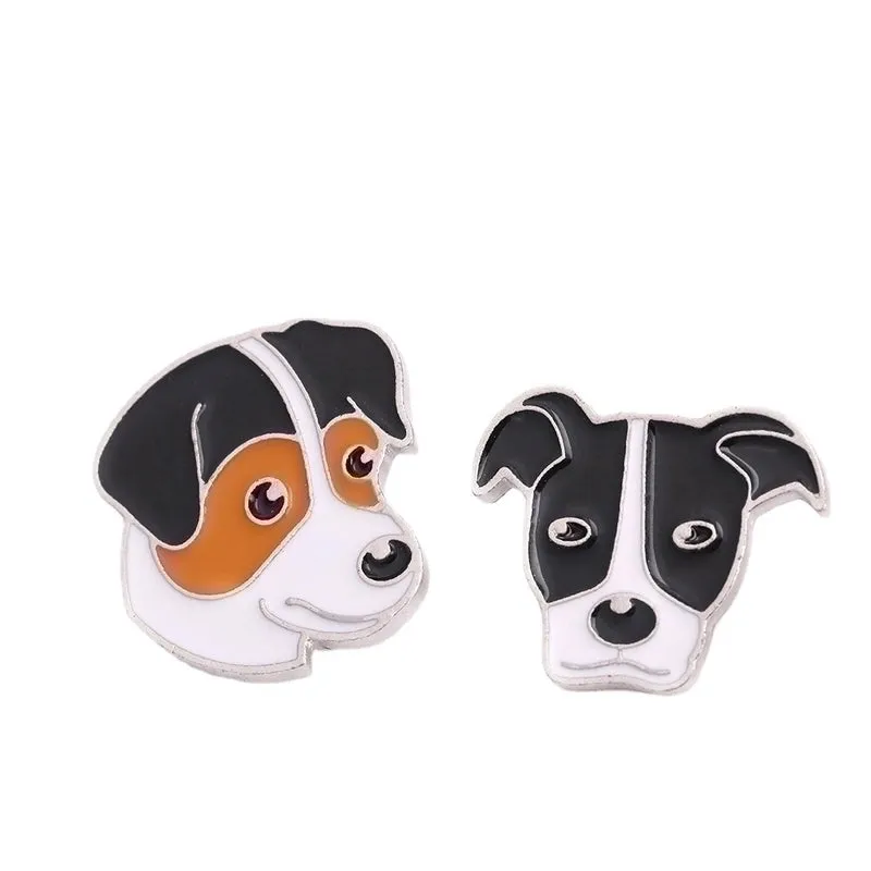 Cute Pin Animal Dog Alloy Enamel Unisex Brooches