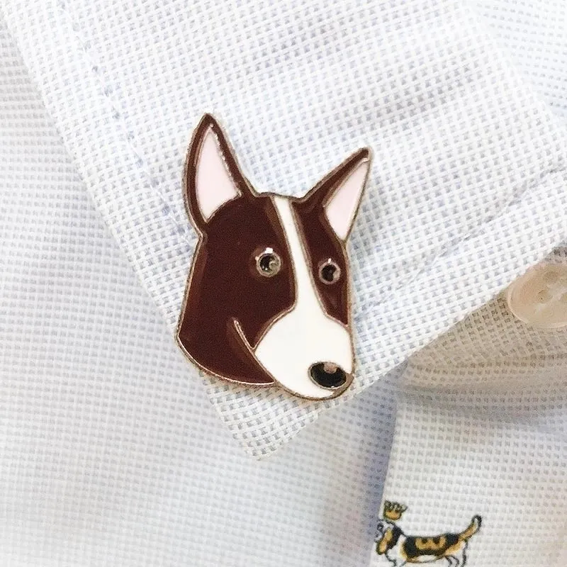 Cute Pin Animal Dog Alloy Enamel Unisex Brooches