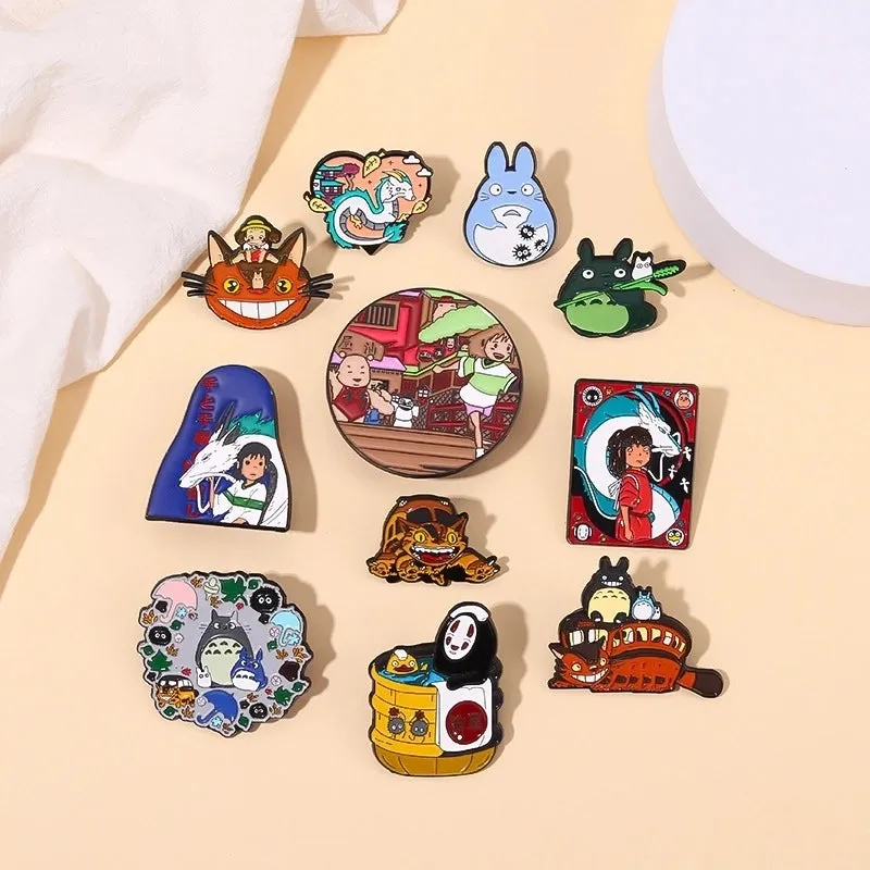 Cute Pin Cartoon Character Alloy Enamel Unisex Brooches