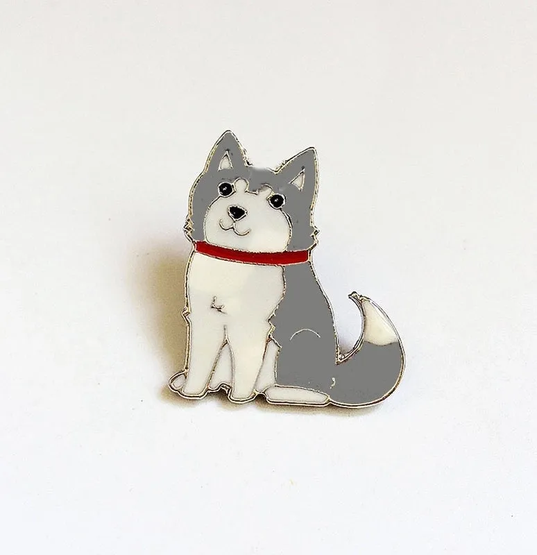 Cute Simple Style Pin Animal Dog Alloy Enamel Unisex Brooches