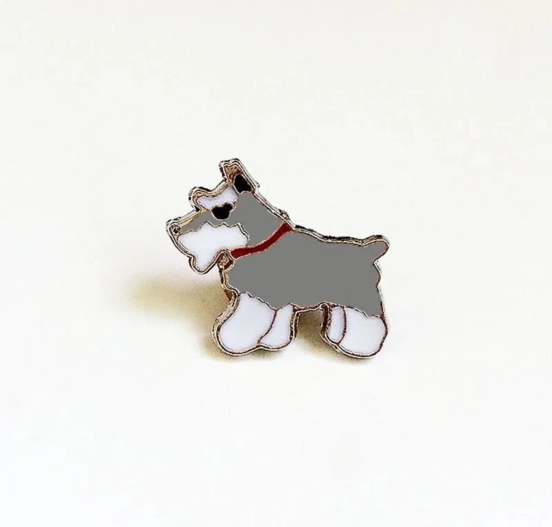 Cute Simple Style Pin Animal Dog Alloy Enamel Unisex Brooches