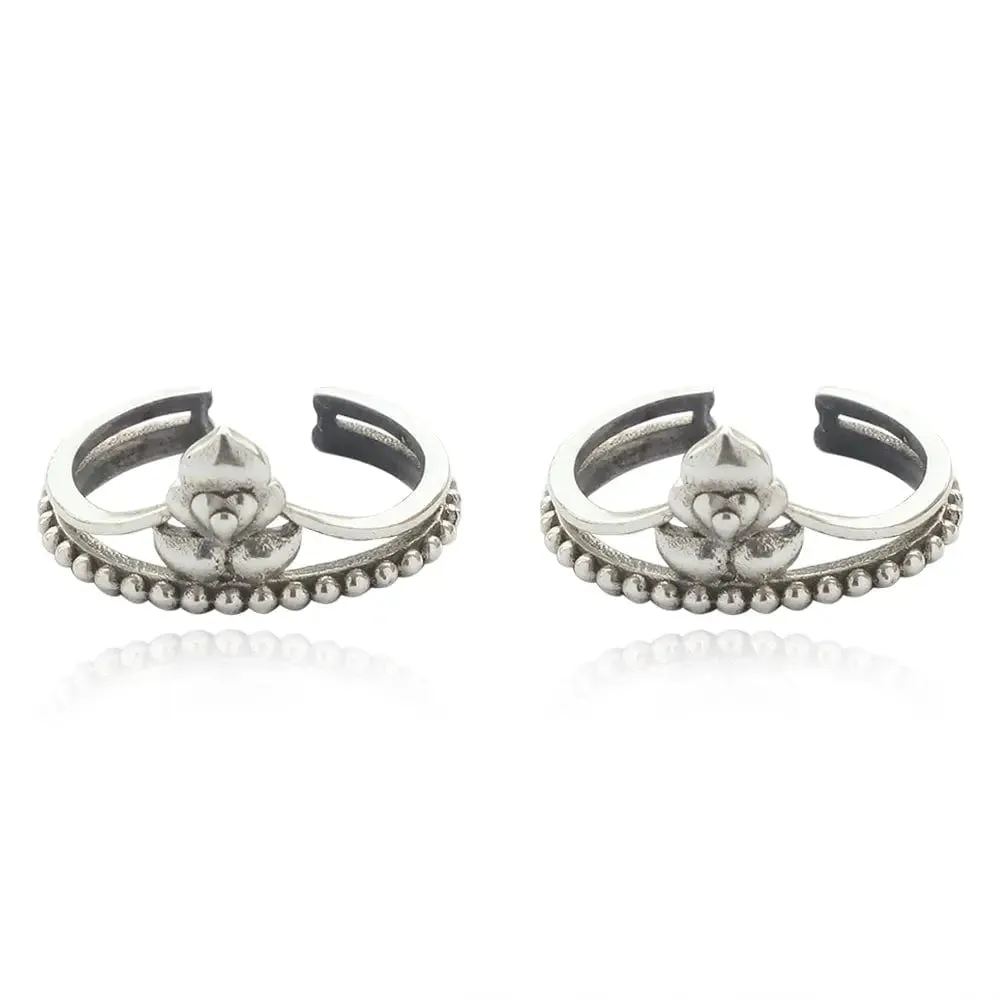 Cute Trendy Silver 92.5 Toe Ring