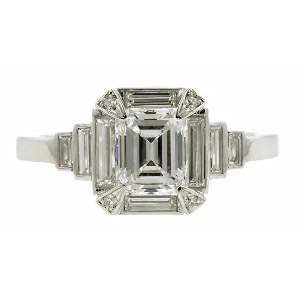 Diamond Engagement Ring, EM 1.06ct