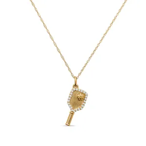 Diamond Pickleball Pendant