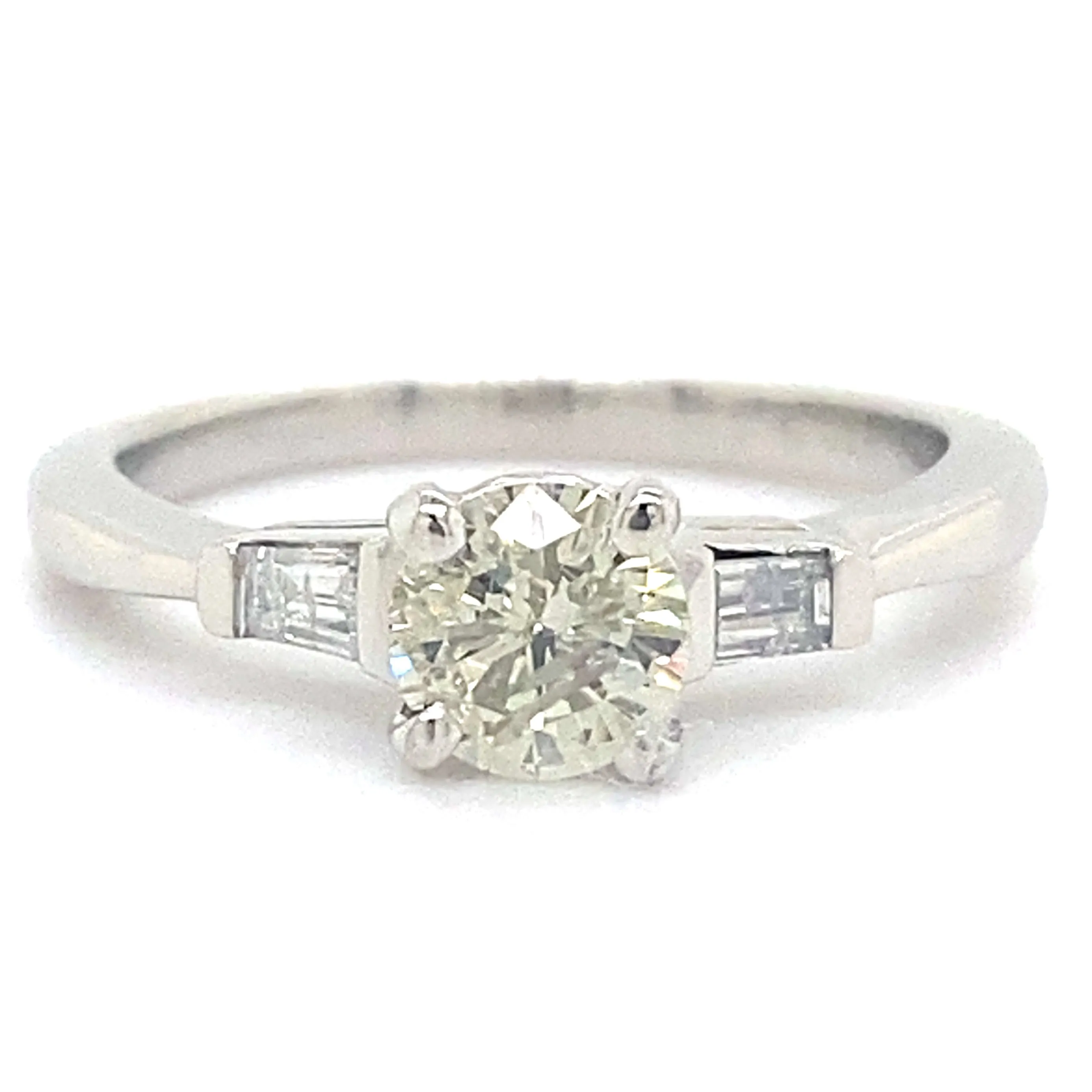 Estate Platinum Engagement Ring